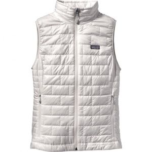Patagonia Women's Nano Puff Vest XS Birch White